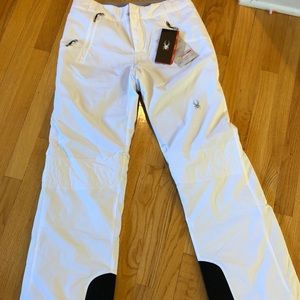 Spyder ski pants NWT women’s size 12 white